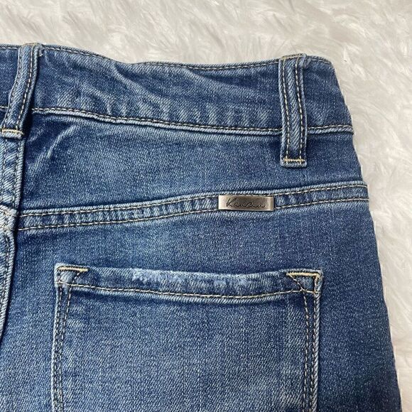 KanCan High Rise Blue Jean Shorts Button Fly Size 3 / 25 - Picture 9 of 9